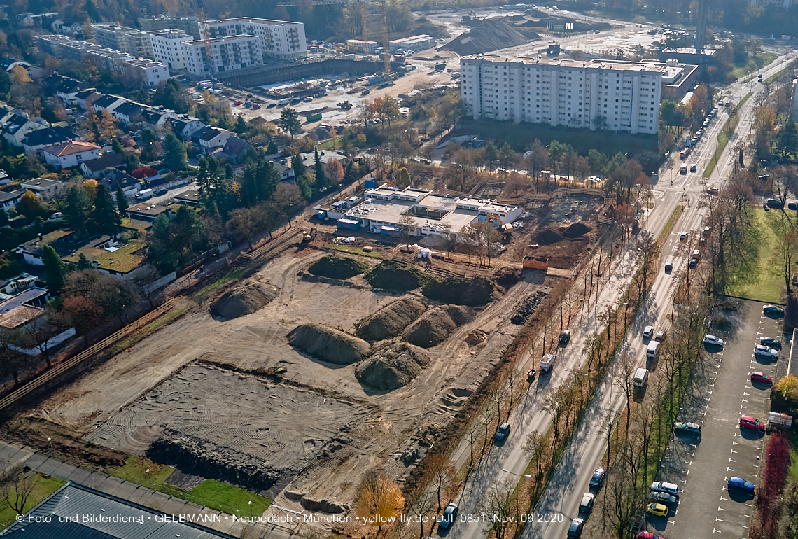 09.11.2020 - Baustelle Grundschule am Karl-Marx-Ring in Neuperlach